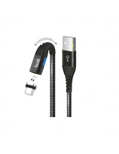 BUDI USB-A TO USB-C CHARGE CABLE M8J150T20 WHT