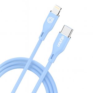 DIGIFONE SILICONE USB C TO LIGTHNING 2M CABLE COBALT BLUE