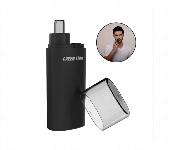 Green Lion Nose Pro Nose and Ear Trimmer -Black GNNOSETMMRBK