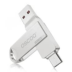 OSCOO 2-IN-1 FLASHDRIVE USB 3.1 GEN1 & TYPE C 64GB