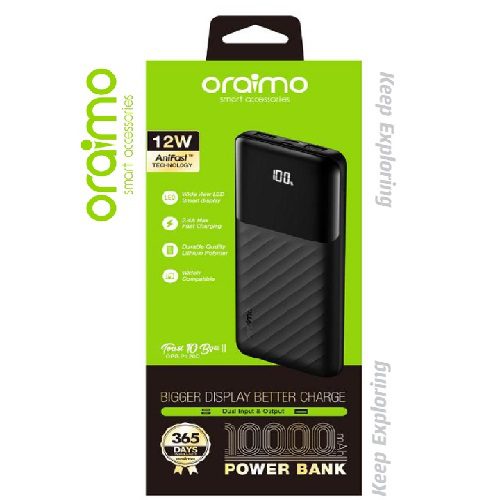 Oraimo 10,000 mah Power Bank- OPB-P120D