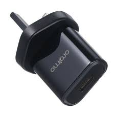 Oraimo Compact 2A fast charger Black- OCW-U66S+M53