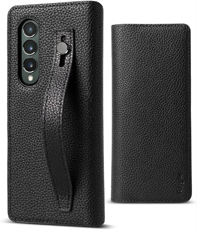 SAMSUNG GALAXY Z FOLD 3 FOLIO SIGNATURE EZ STRAP BLACK