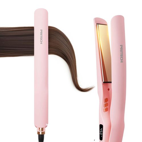 Green Lion Silkwave Hair Straightener - Pink GNSLWVEHSTRPK