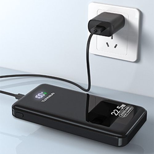 WX1 22.5 WIRED DIGITAL POWERBANK 10000MAH BLACK