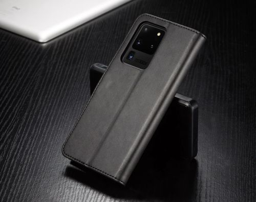 Levelo Morphix Leather Case For Samsung S25 Ultra - Black LVL-MORPLEAT-25U-BK