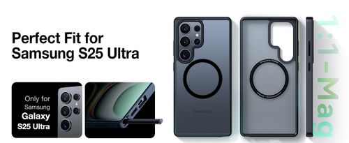 Levelo Magsafe Clara Case for Samsung S25 Plus - Clear LVL-MCLARA-25P-CL