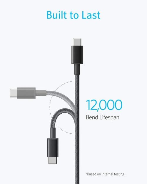 ANKER USB-C TO USB-C CABLE 6FT 60W BRAIDED