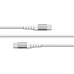 CHEETAH USB C- TO LIGHTNING 2M CABLE WHITE