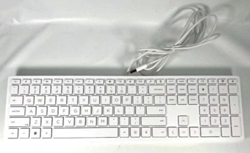 HP WIRED KEYBOARD WHITE