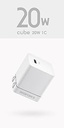DIGIFONE CHEETAH 2A 20W CHARGER WHITE