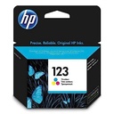 HP 123 TRI-COLOUR ORIGINAL INK (6V16AE)