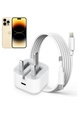IPHONE 14 PRO MAX 25W USB-C POWER ADAPTER USB-C TO LIGHTNING CABLE