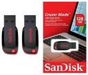 SANDISK CRUZER BLADE 2.0 FLASH DRIVE 128GB