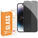 SCREEN GUARD WITH RUBBER EDGE IPHONE 14 PRO MAX(PRIVACY)
