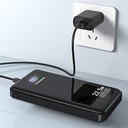 WX1 22.5 WIRED DIGITAL POWERBANK 10000MAH BLACK